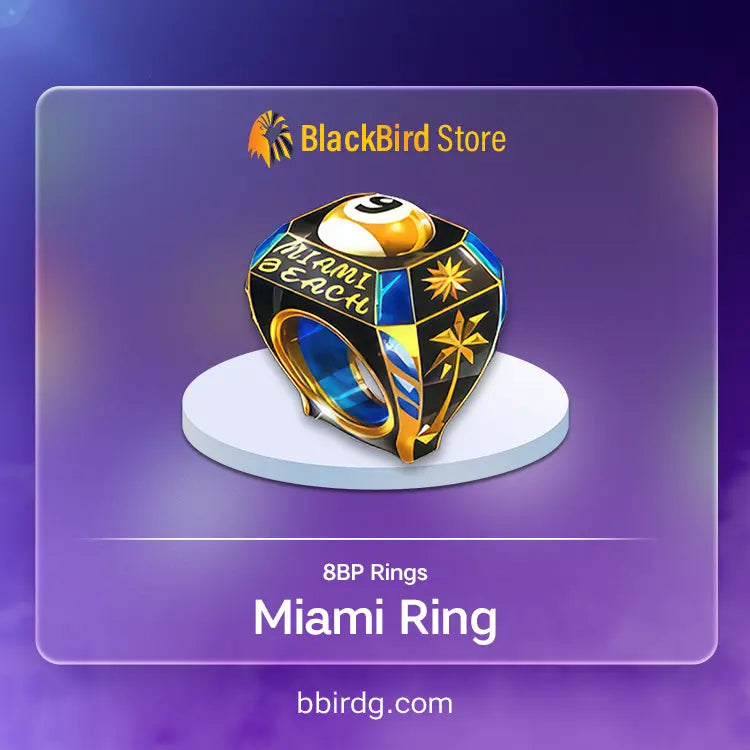 Miami Dallas & Istanbul 9 Ball Rings + Coins | 8 Ball Pool