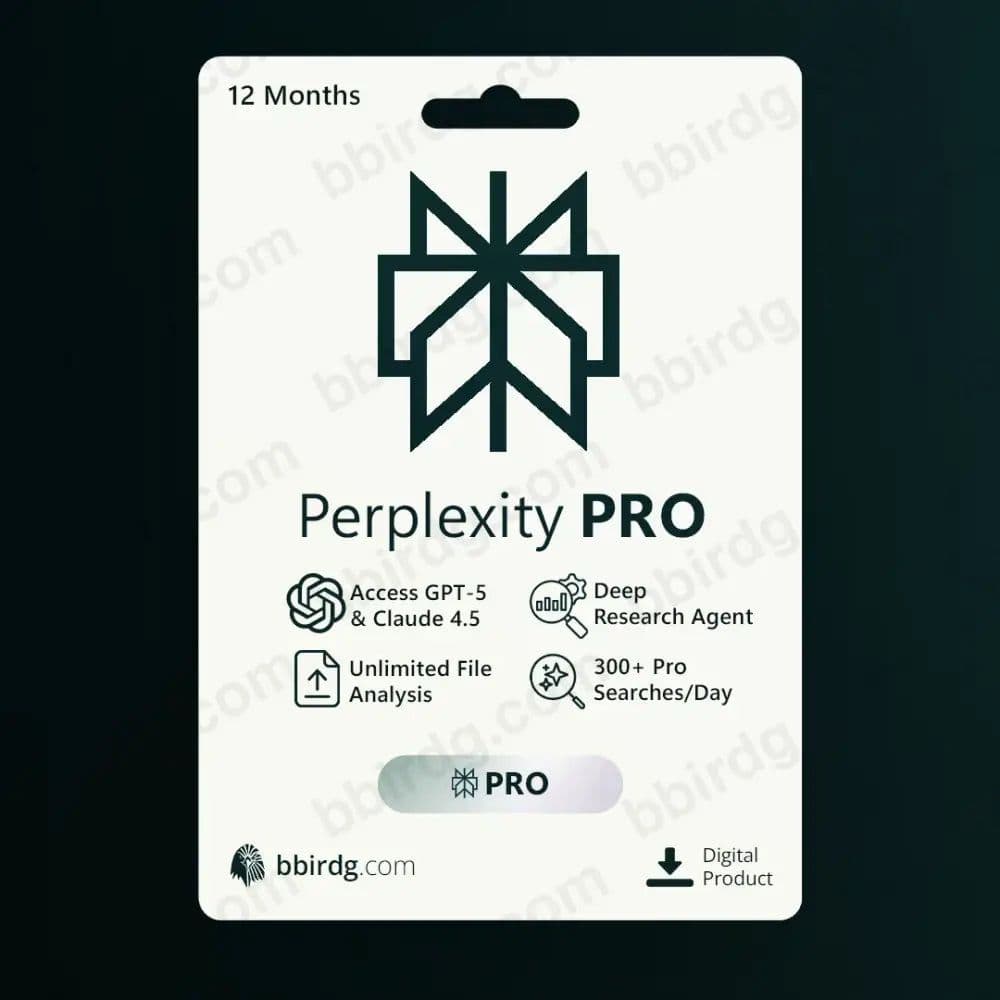 Perplexity AI Pro 12-Month Subscription | Invite Code 12 Months