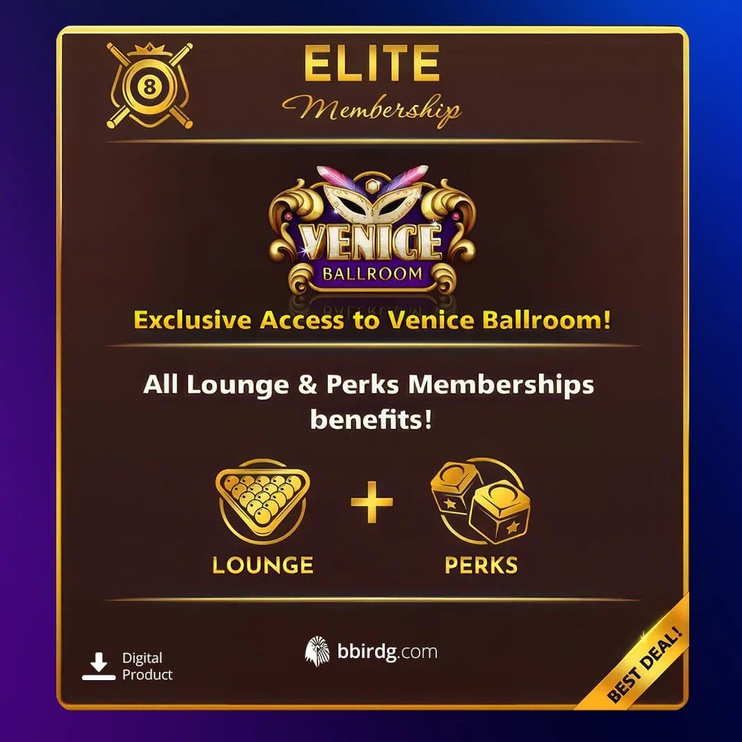 Elite Membership Unlock Venice Table (7 days) | 8 Ball Pool