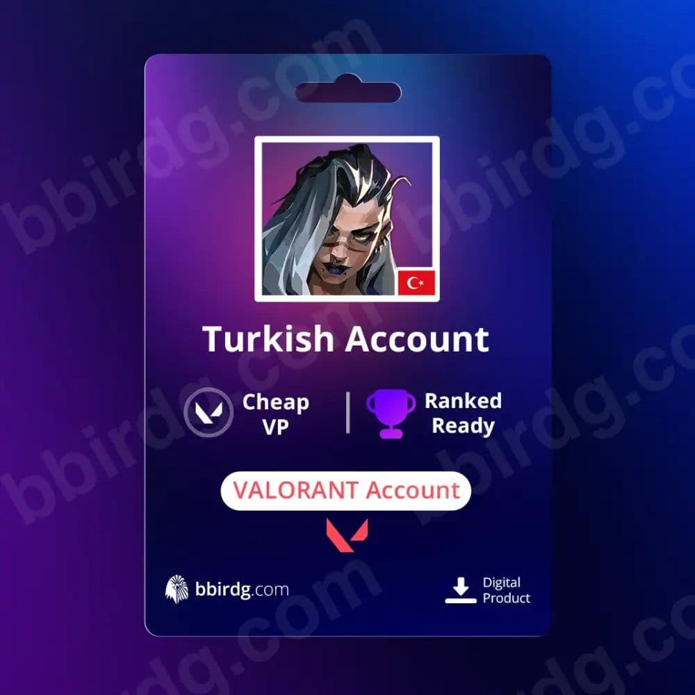 Turkish Cheap VP & Ranked Ready | VALORANT Account