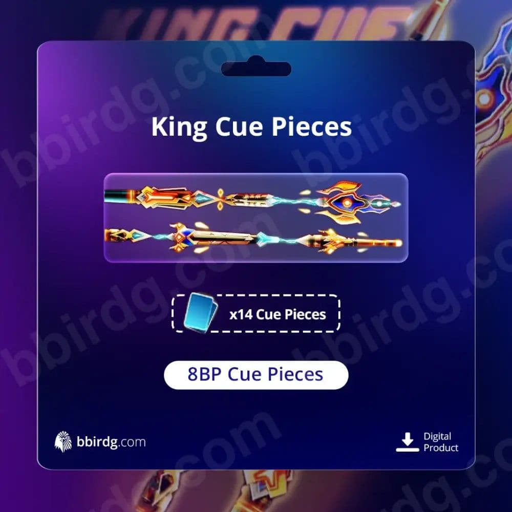 King Cue x14 Pieces | 8 Ball Pool 8BP Deals