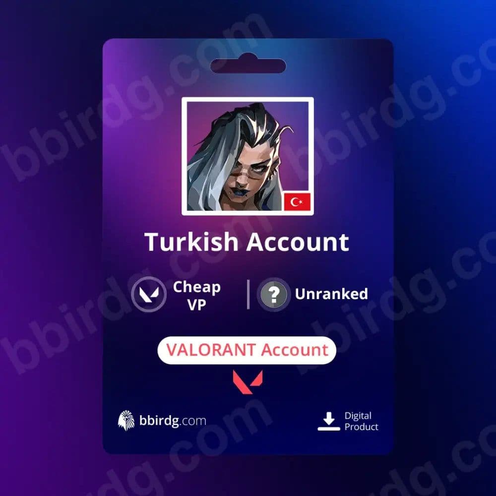 Turkish Cheap VP & Unranked | VALORANT Account