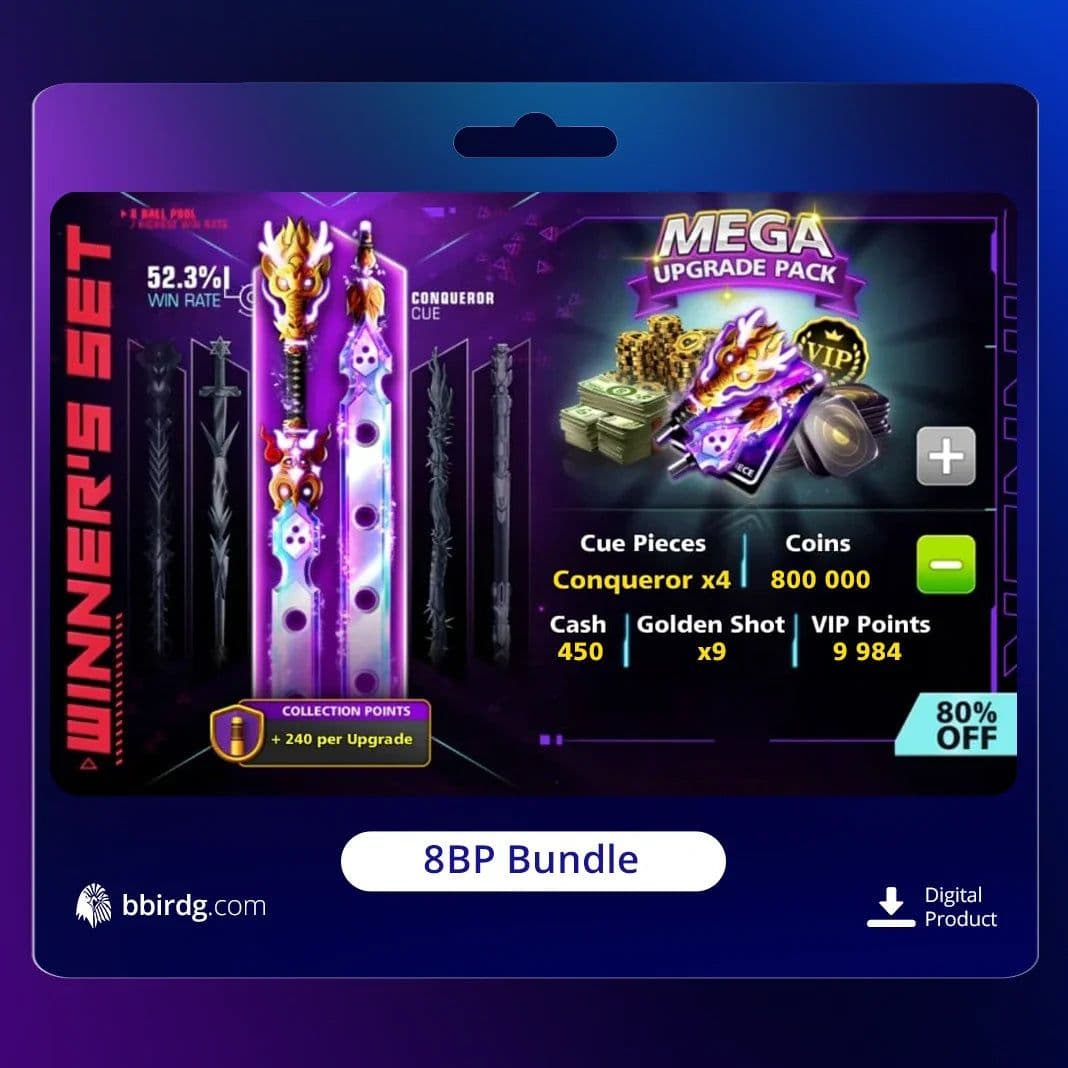 Conqueror Cue - Winnerโs Set | 8 Ball Pool