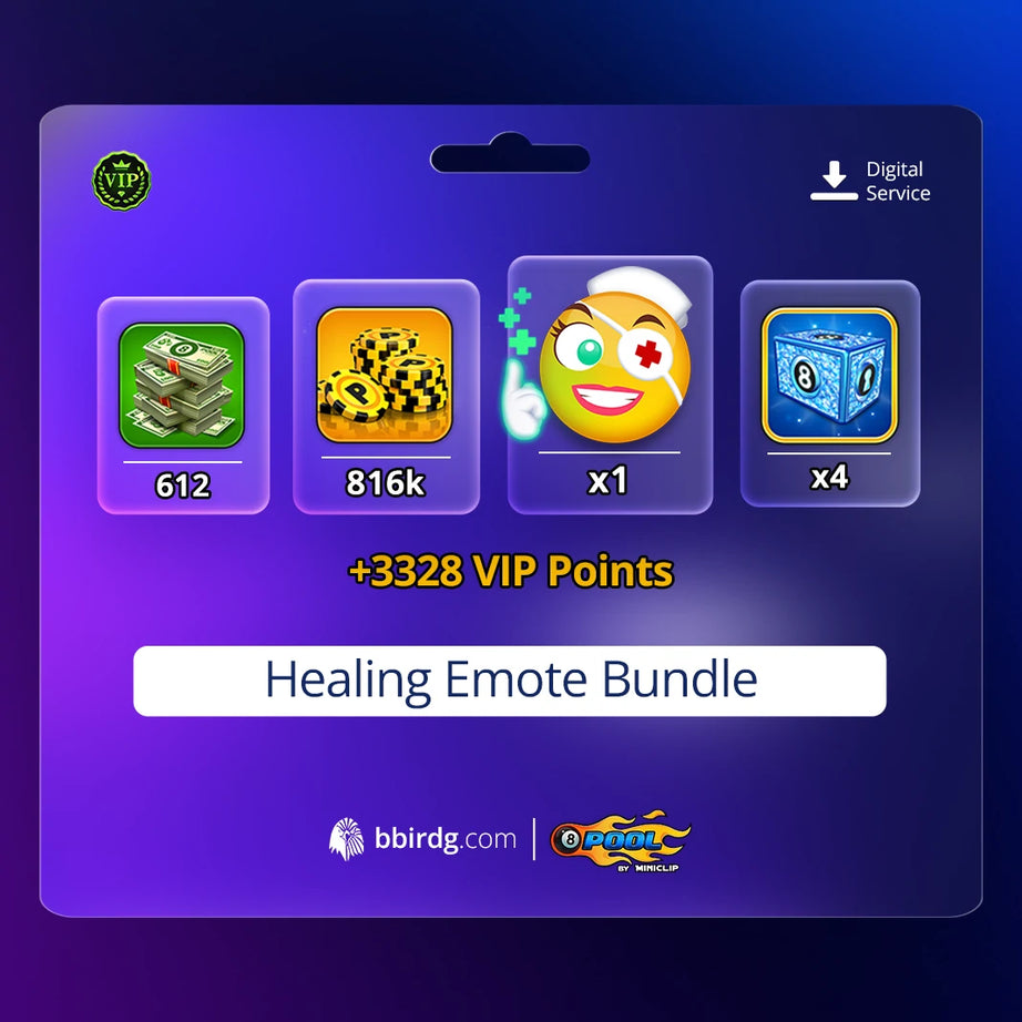 Healing Emote Bundle | 8 Ball Pool