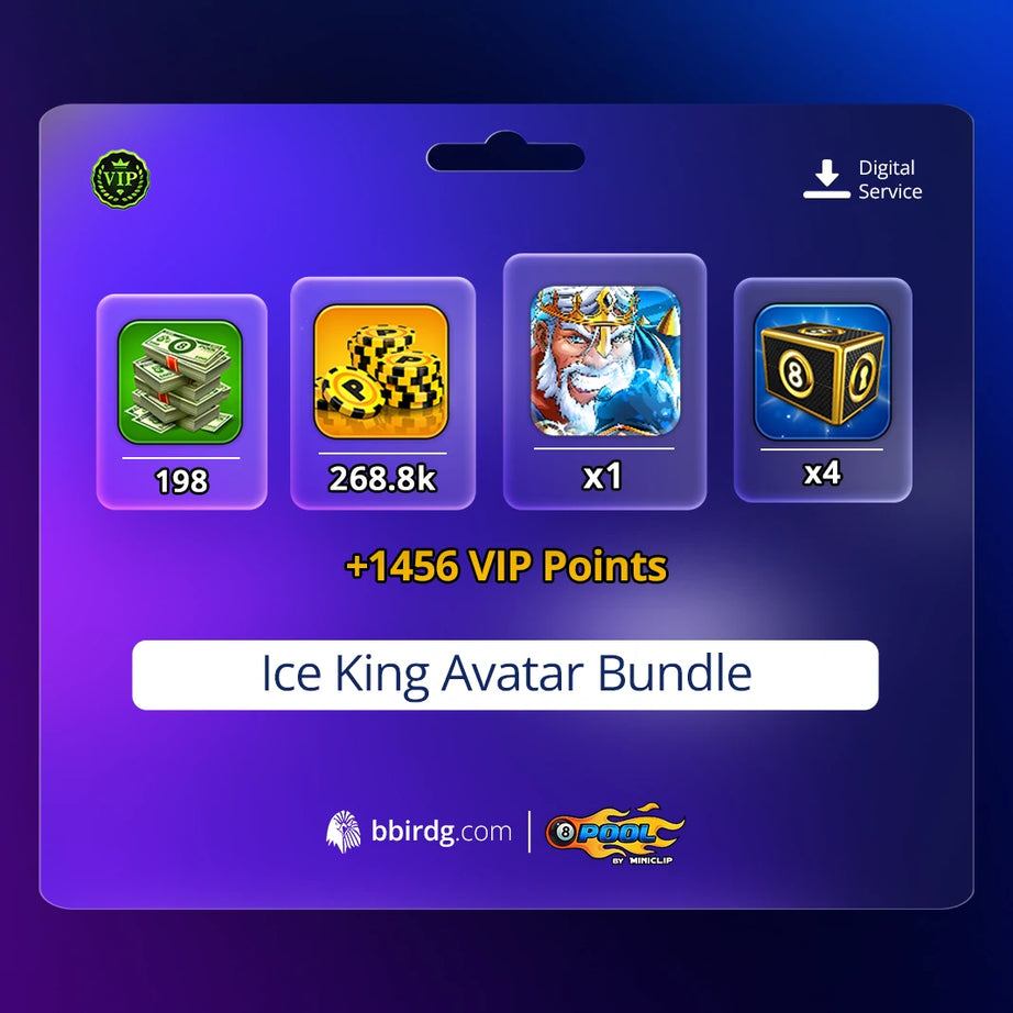 Ice King Avatar Bundle | 8 Ball Pool