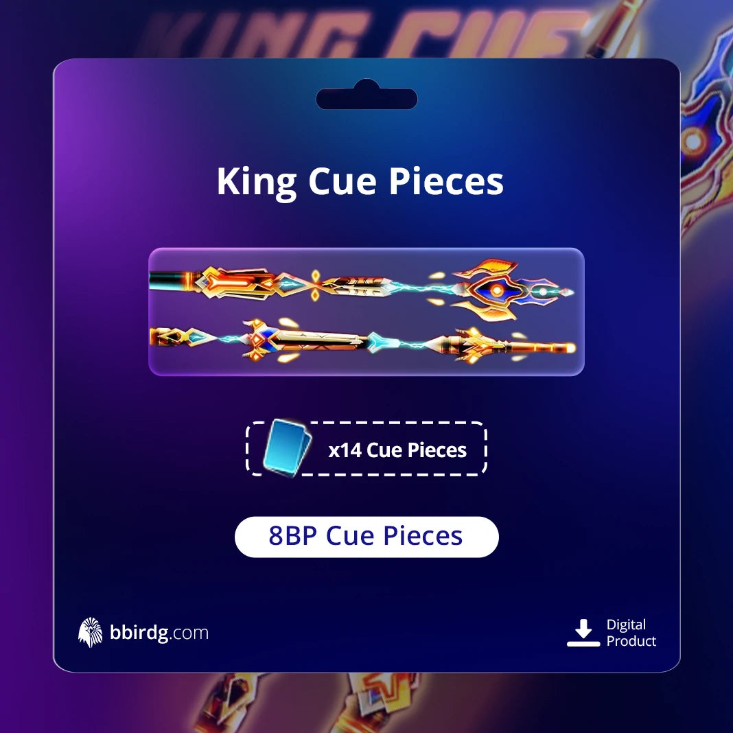 King Cue x14 Pieces | 8 Ball Pool