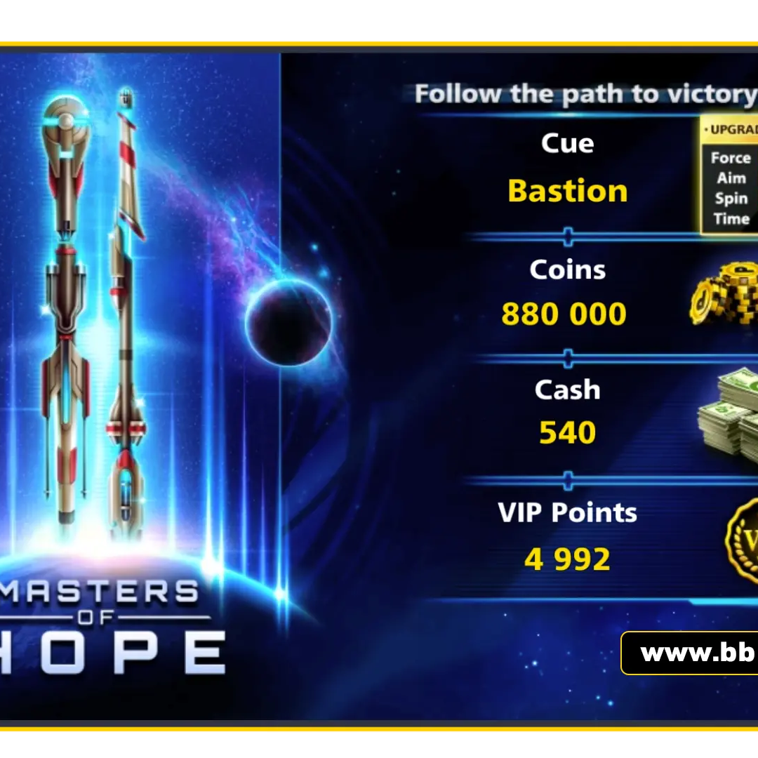 Bastion Cue - Master Of Hope | 8 Ball Pool - BlackBird Store