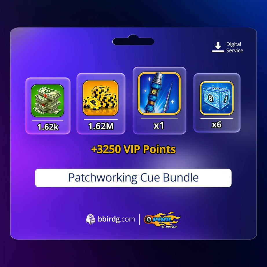 Patchworking Cue Bundle | 8 Ball Pool