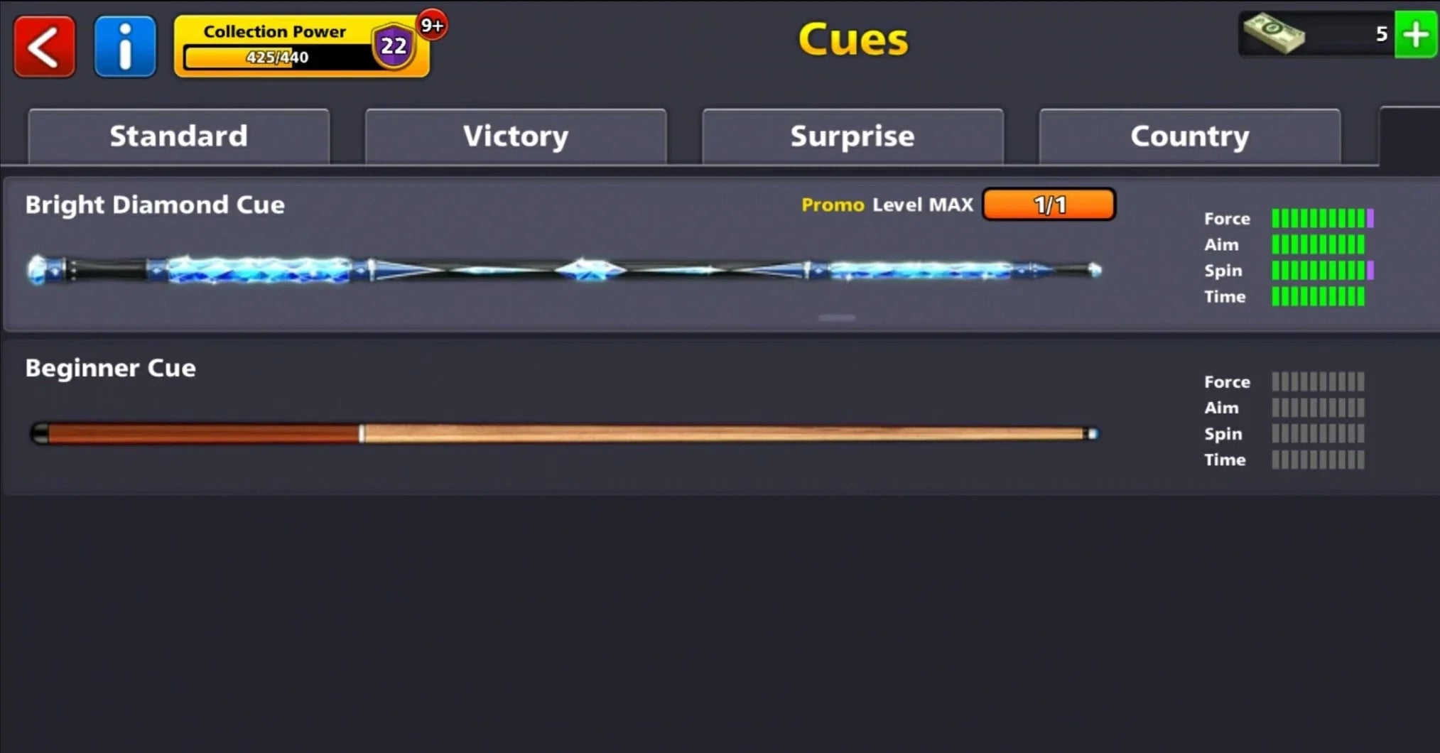 0-1 Billion Coins & 80 Legendary Box with Max Cue | 8 Ball Pool Account