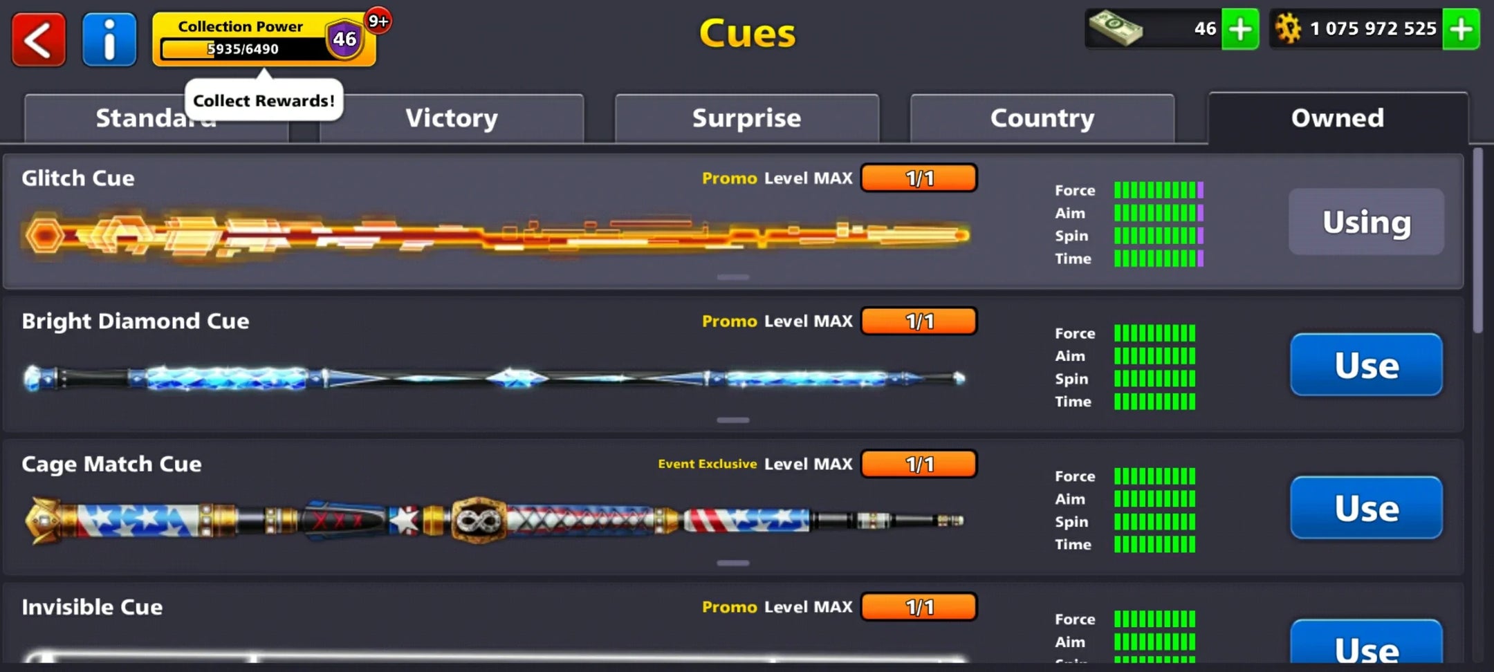 1 Billion Coins & 5 Maxed Cues | 8 Ball Pool Account