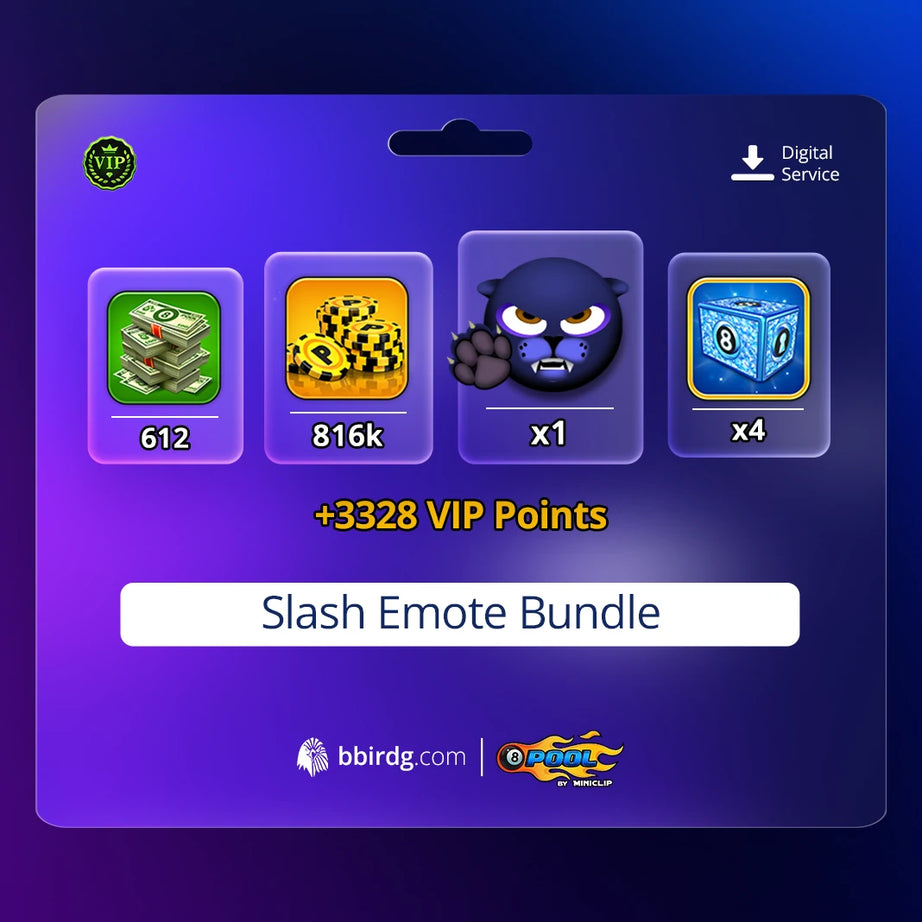 Slash Emote Bundle | 8 Ball Pool