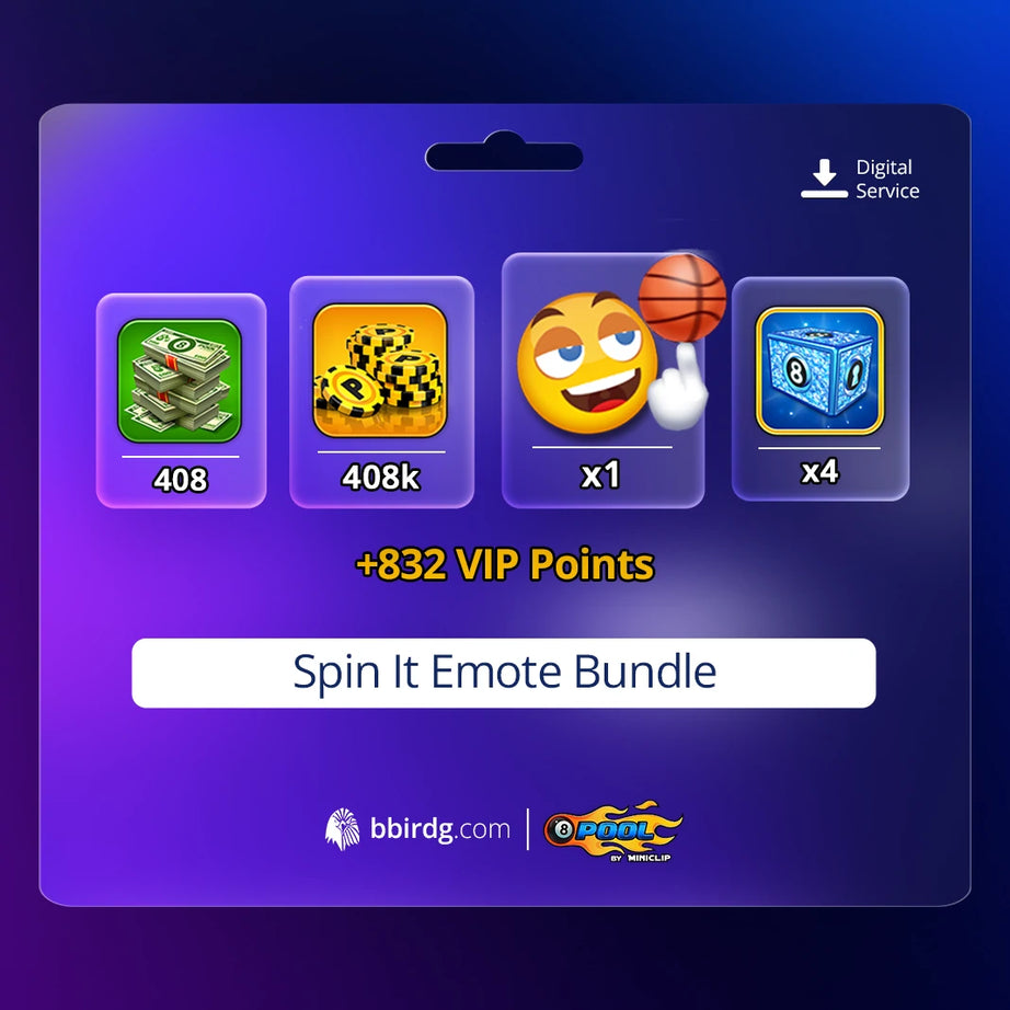 Spin It Emote Bundle | 8 Ball Pool