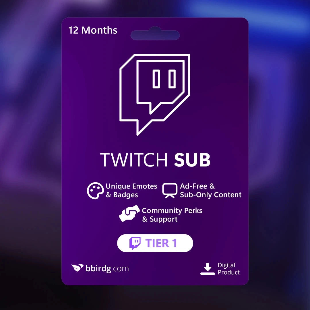 Twitch Gift Sub | BlackBird Store