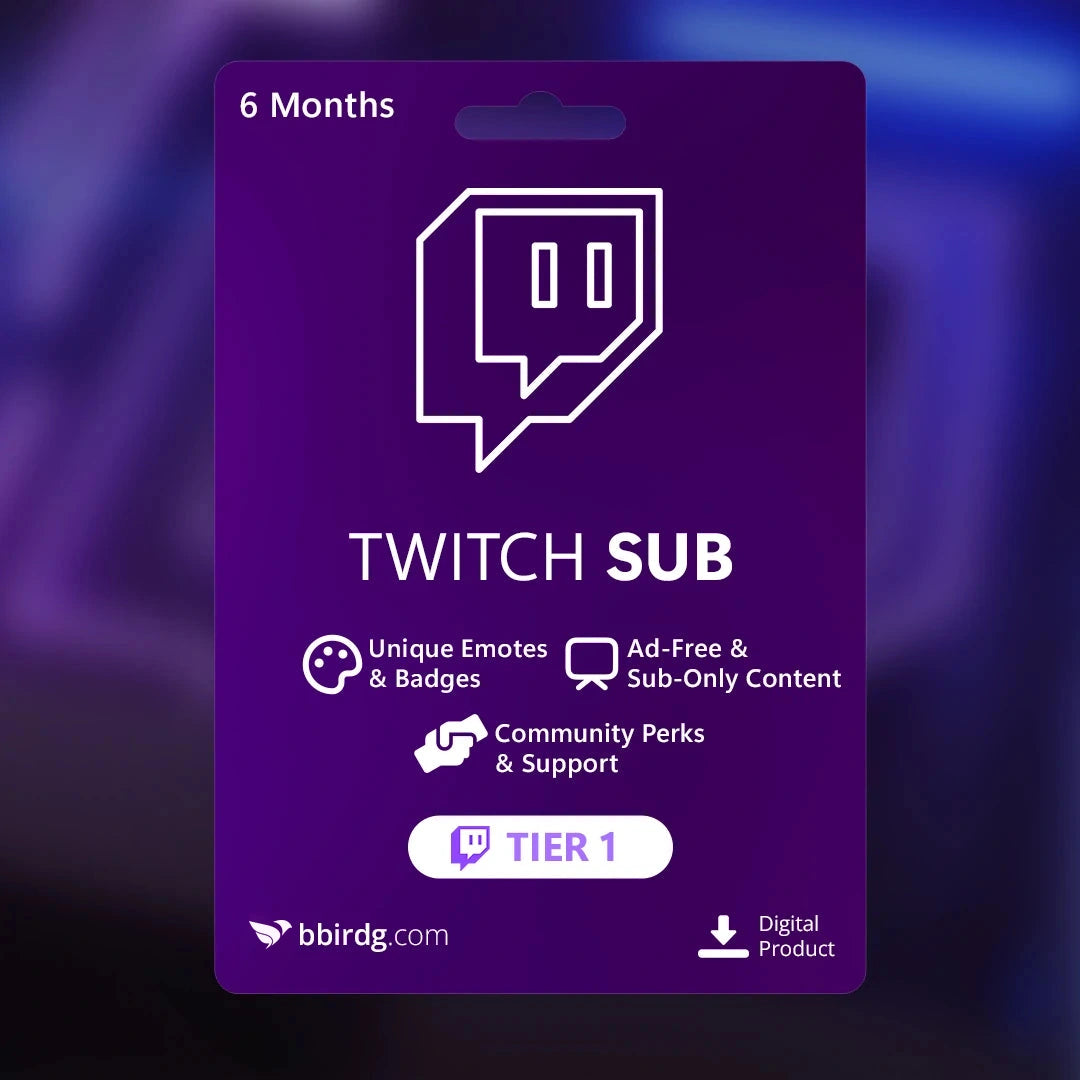 Twitch Gift Sub | BlackBird Store