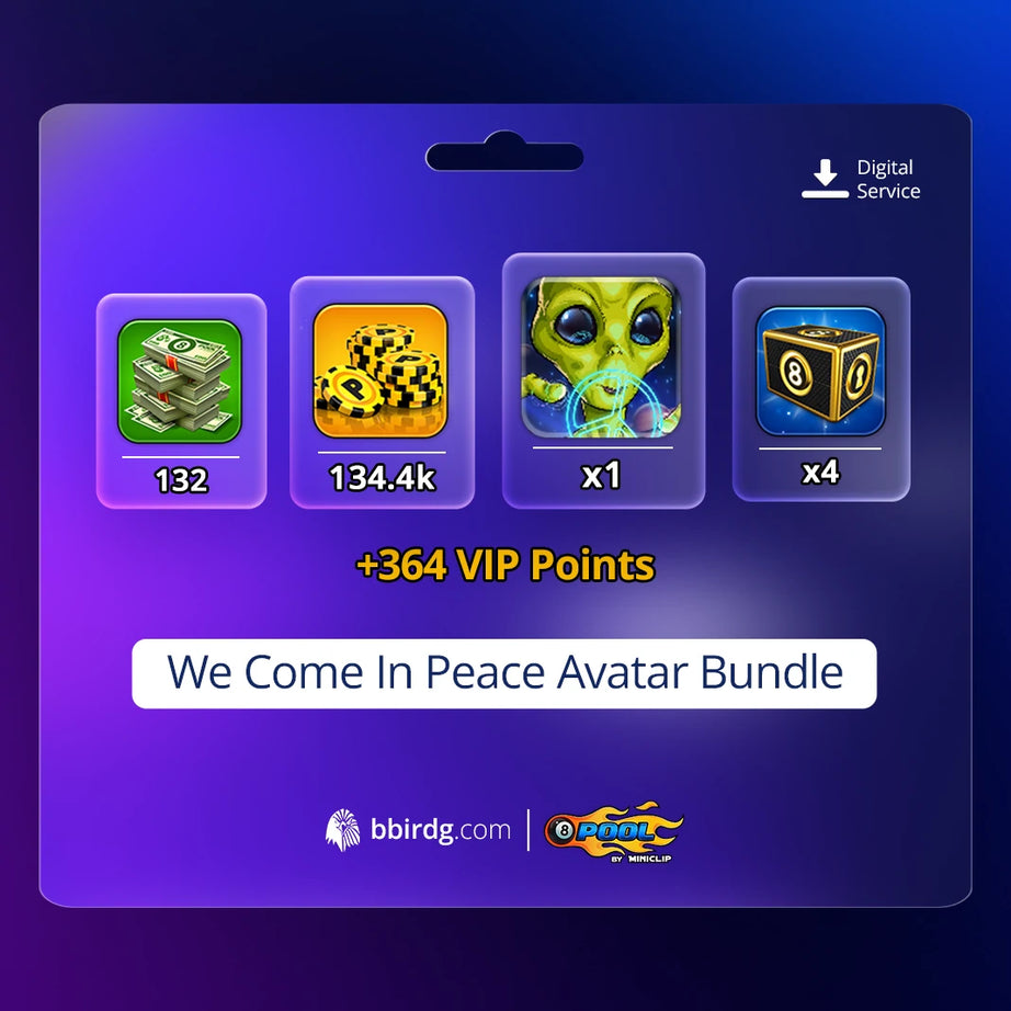 We Come In Peace Avatar Bundle | 8 Ball Pool