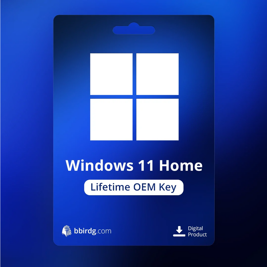 مفتاح Microsoft Windows 11 Home Global مدى الحياة (OEM) 