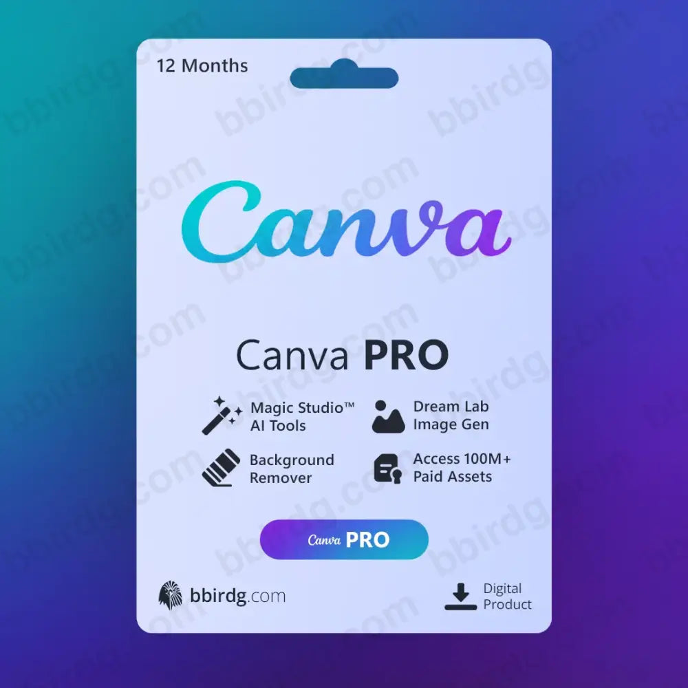Canva Pro Subscription - 12 Months | Invite Code 12 Month