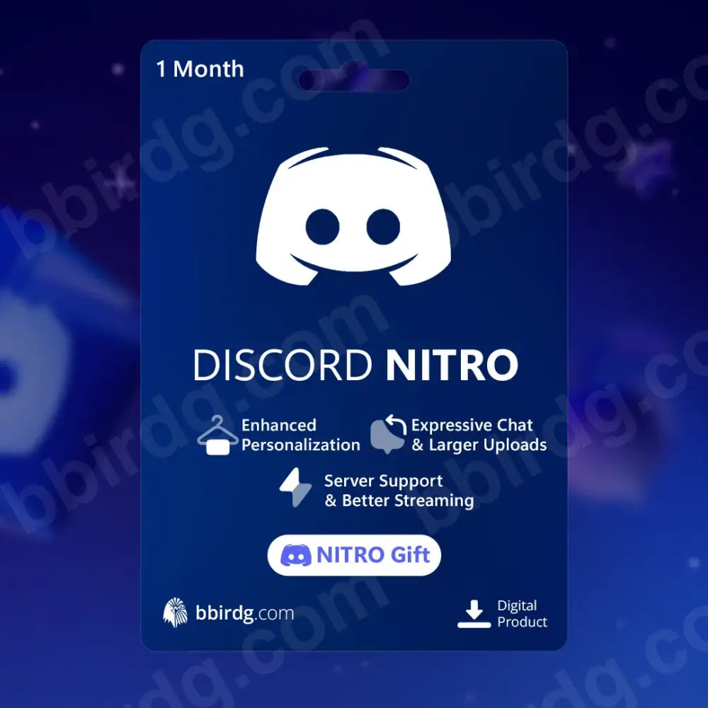 Discord Nitro (Gift) 1 Month