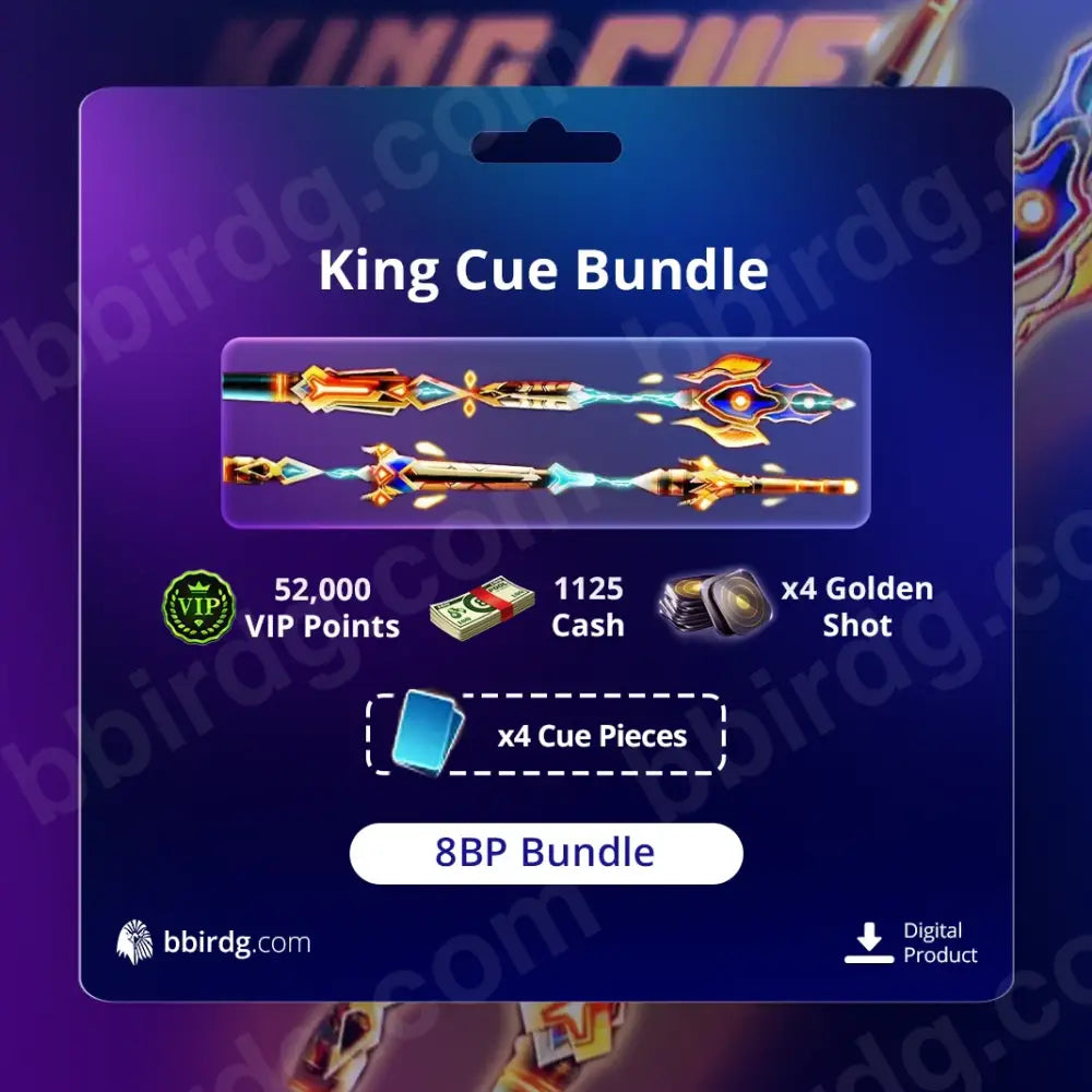 King Cue Bundle | 8 Ball Pool 8BP Deals