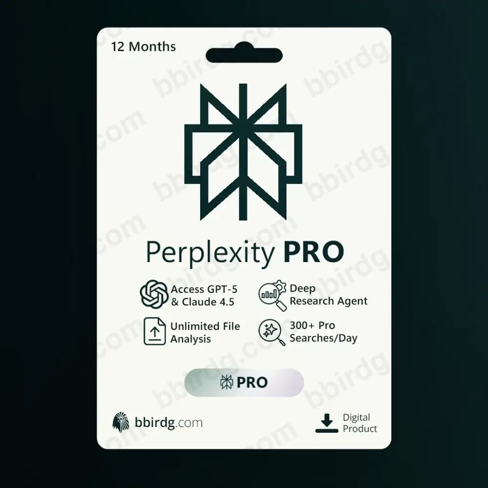 Perplexity AI Pro 12-Month Subscription | Invite Code 12 Months